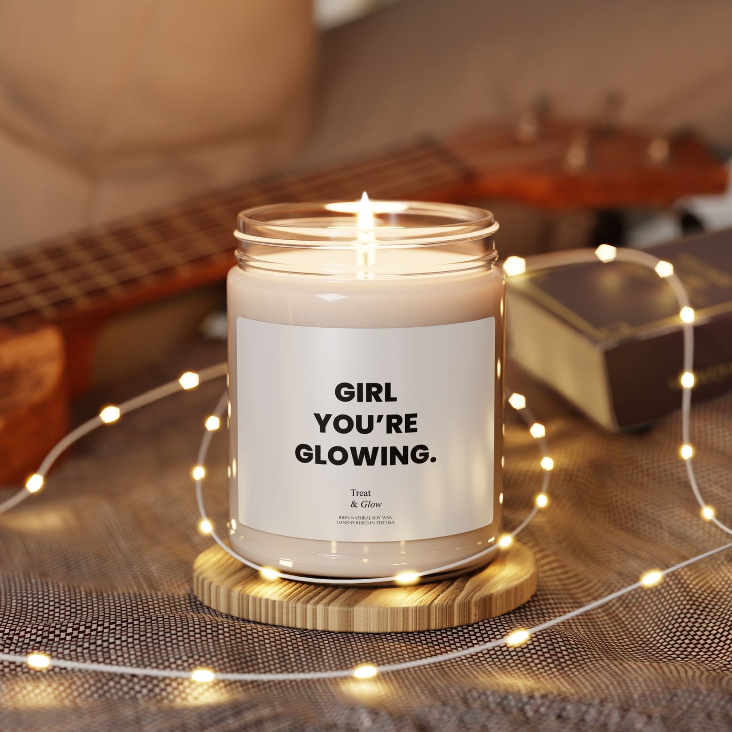 Treat & Glow β Crisp Apple Cider Candle (9oz)