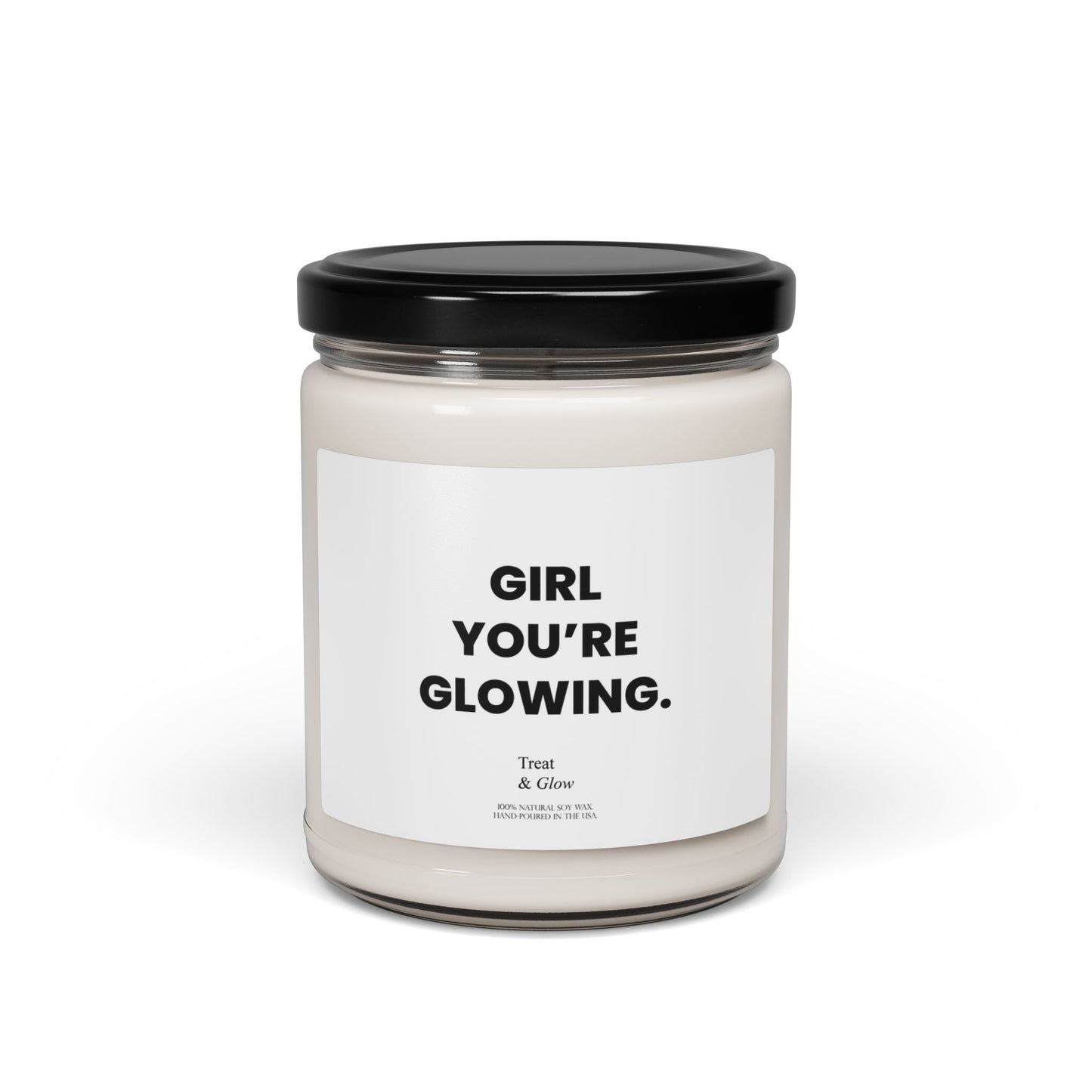 Treat & Glow – Crisp Apple Cider Candle (9oz)